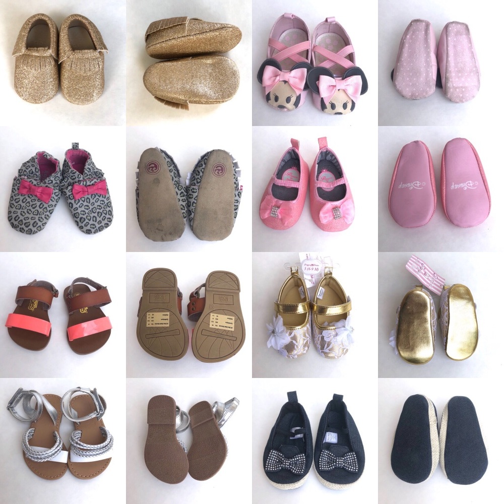 Moccasins | Sandals | Baby Girl Shoes - Size 3
